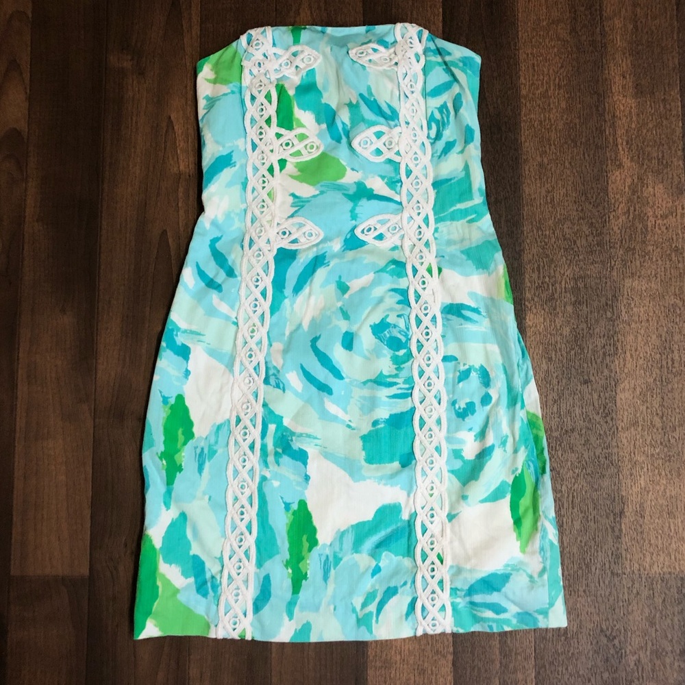 Pool Blue First Impressions Tansey Dress